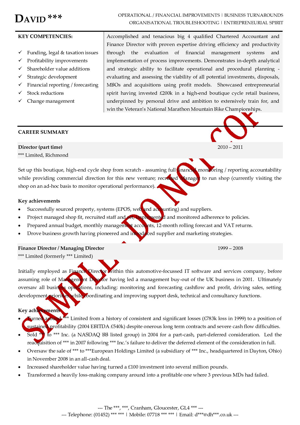 How to write cv in uk format